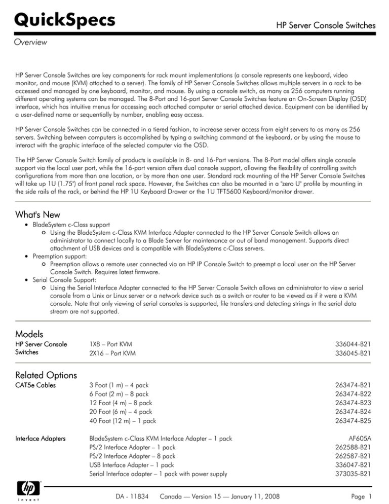 HP 336044-B21 User manual HP 336044-B21 User manual
