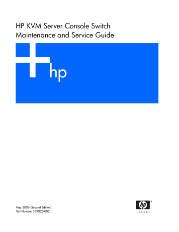 HP 339820-002 User's manual HP 339820-002 User's manual