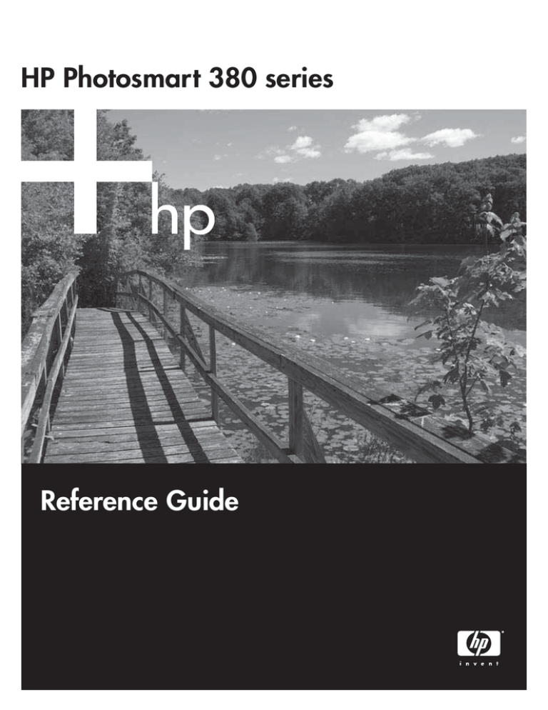 HP 380 User manual HP 380 User manual