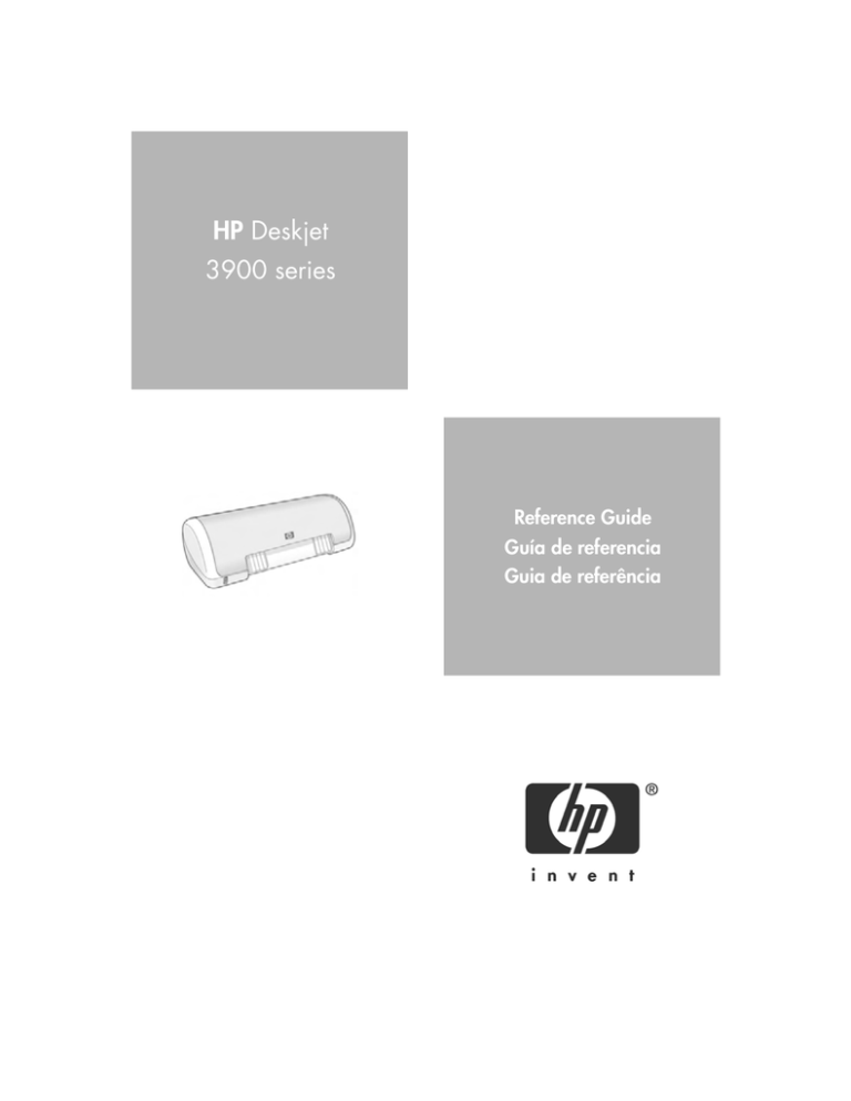 HP 3900 series User's manual HP 3900 series User's manual