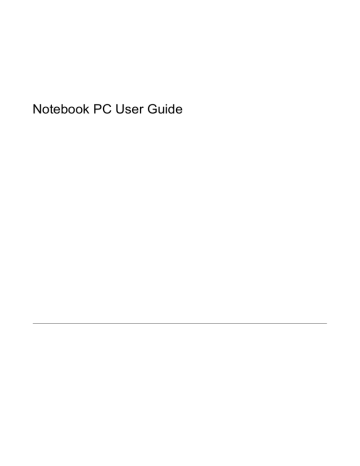 HP 397381-001 User's manual HP 397381-001 User's manual