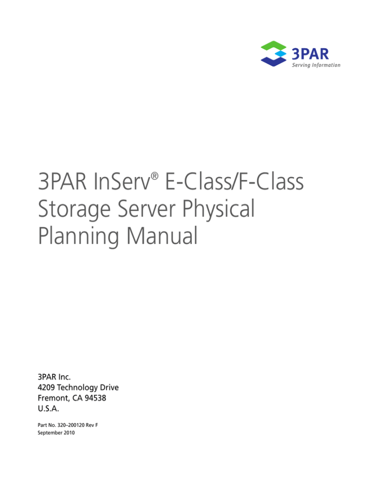 HP 3PAR Reference guide HP 3PAR Reference guide