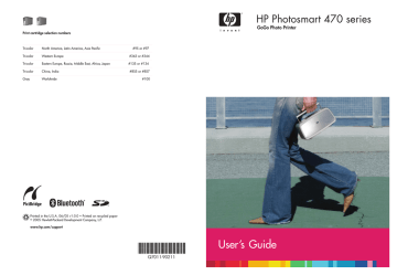 HP 470 series User's manual HP 470 series User's manual
