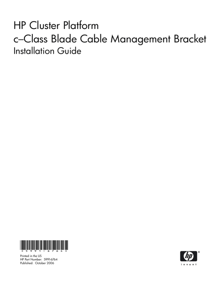 HP 5991-6764 User manual HP 5991-6764 User manual
