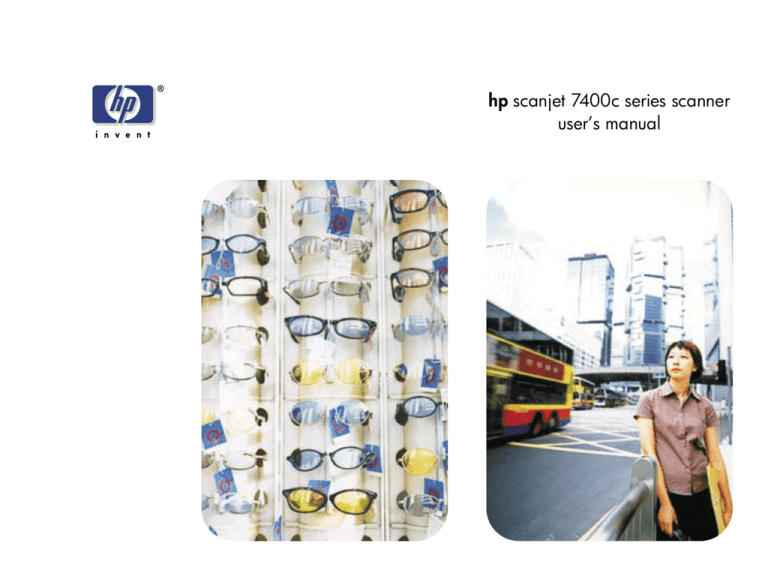 HP 7400C Series User's manual HP 7400C Series User's manual