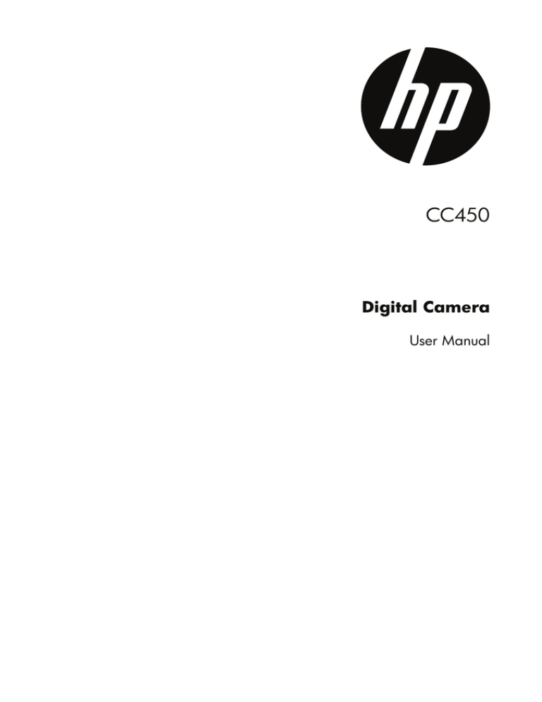 HP CC450 Digital Camera, CC-450, CC450 User manual HP CC450 Digital Camera, CC-450, CC450 User manual