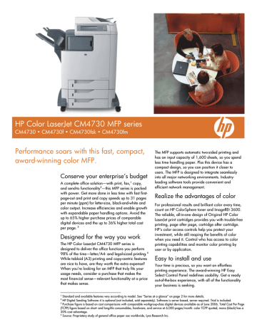 HP CM4730f User's manual HP CM4730f User's manual
