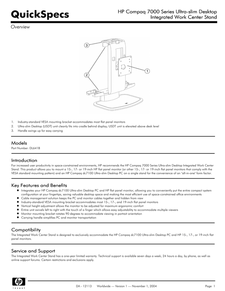 HP Compaq DL641B User manual HP Compaq DL641B User manual