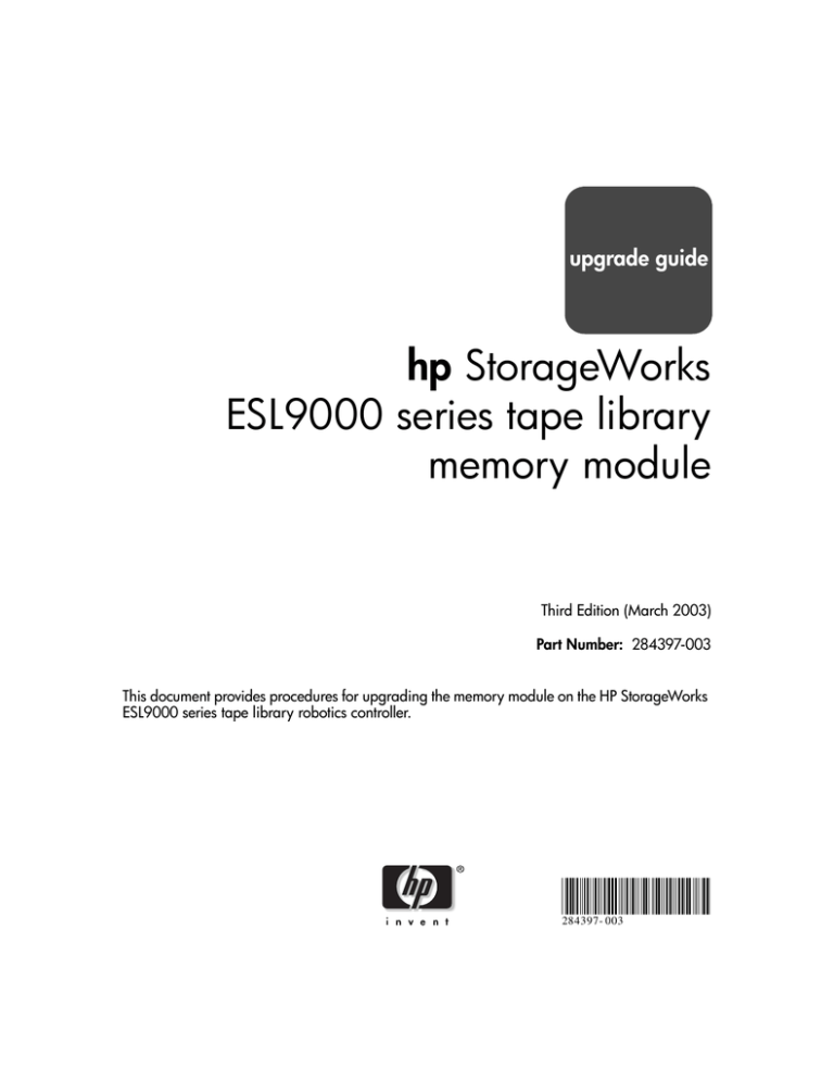 HP Computer Hardware hp StorageWorks User's manual HP Computer Hardware hp StorageWorks User's manual