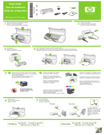 HP Deskjet D1400 Printer series, DESKJET D1470, D1400 Series, DeskJet D1460 Owner's manual HP Deskjet D1400 Printer series, DESKJET D1470, D1400 Series, DeskJet D1460 Owner's manual