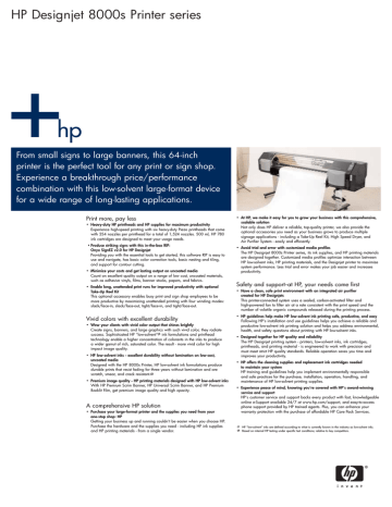 HP 8000S User's manual HP 8000S User's manual