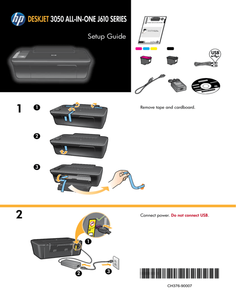 HP J610a Installation guide HP J610a Installation guide