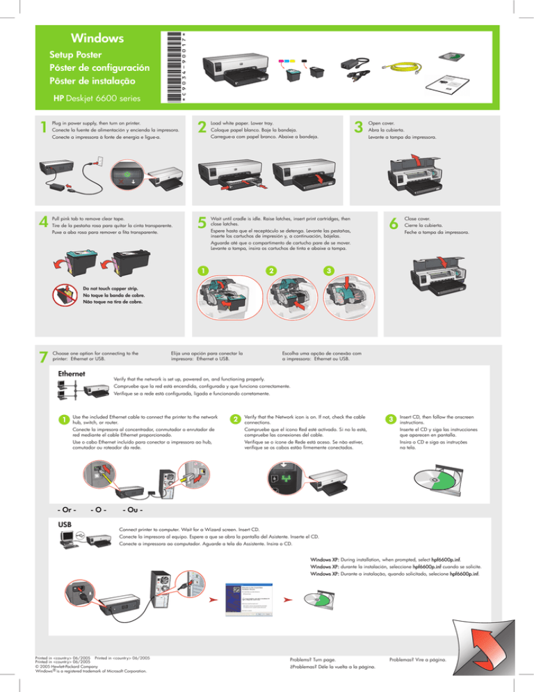 HP Deskjet 6600 User manual HP Deskjet 6600 User manual