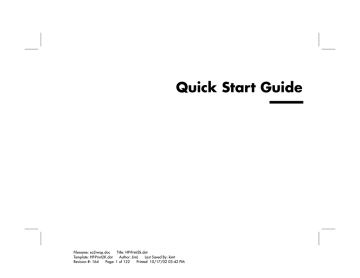 HP EH035 User's manual HP EH035 User's manual