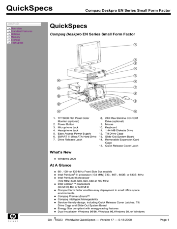 HP EN Series User's manual HP EN Series User's manual