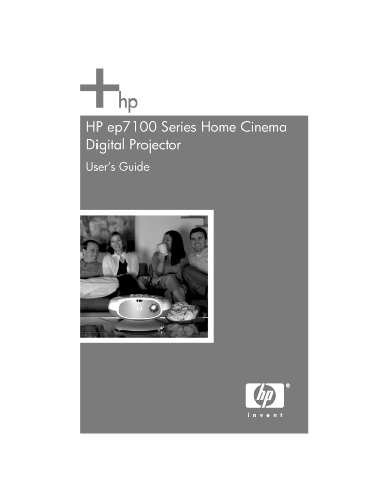 HP ep7100 Series User manual HP ep7100 Series User manual