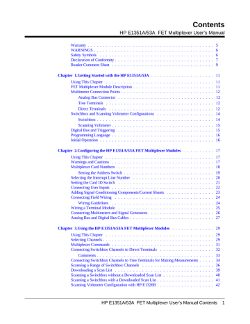 HP E1351A/53A User's manual HP E1351A/53A User's manual