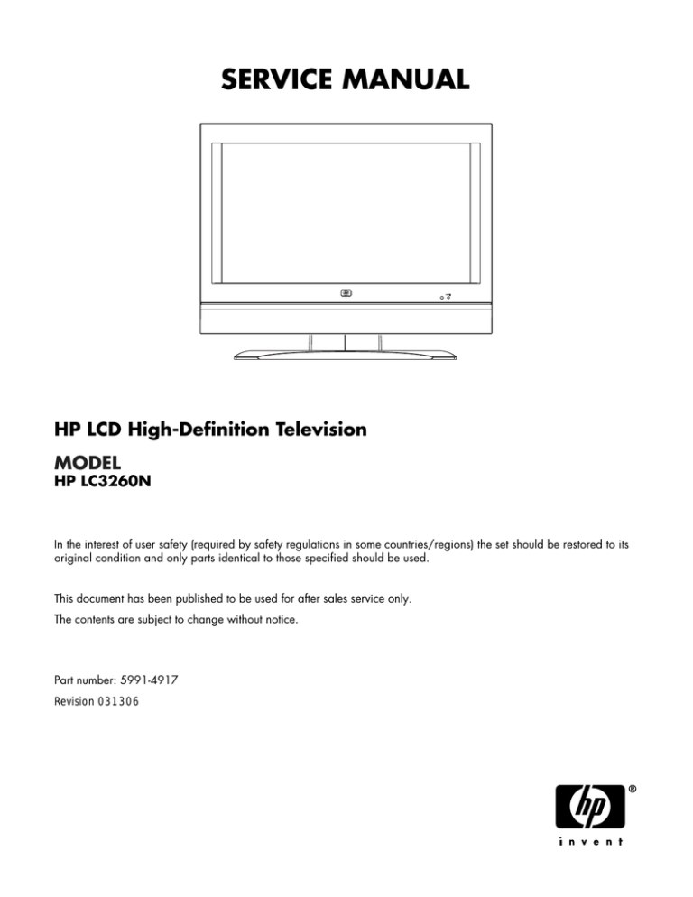 HP LC3260N User manual HP LC3260N User manual