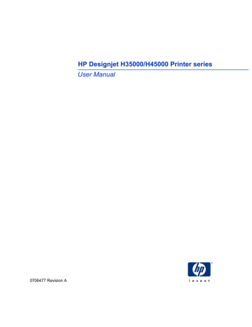 HP H35000 User's manual HP H35000 User's manual