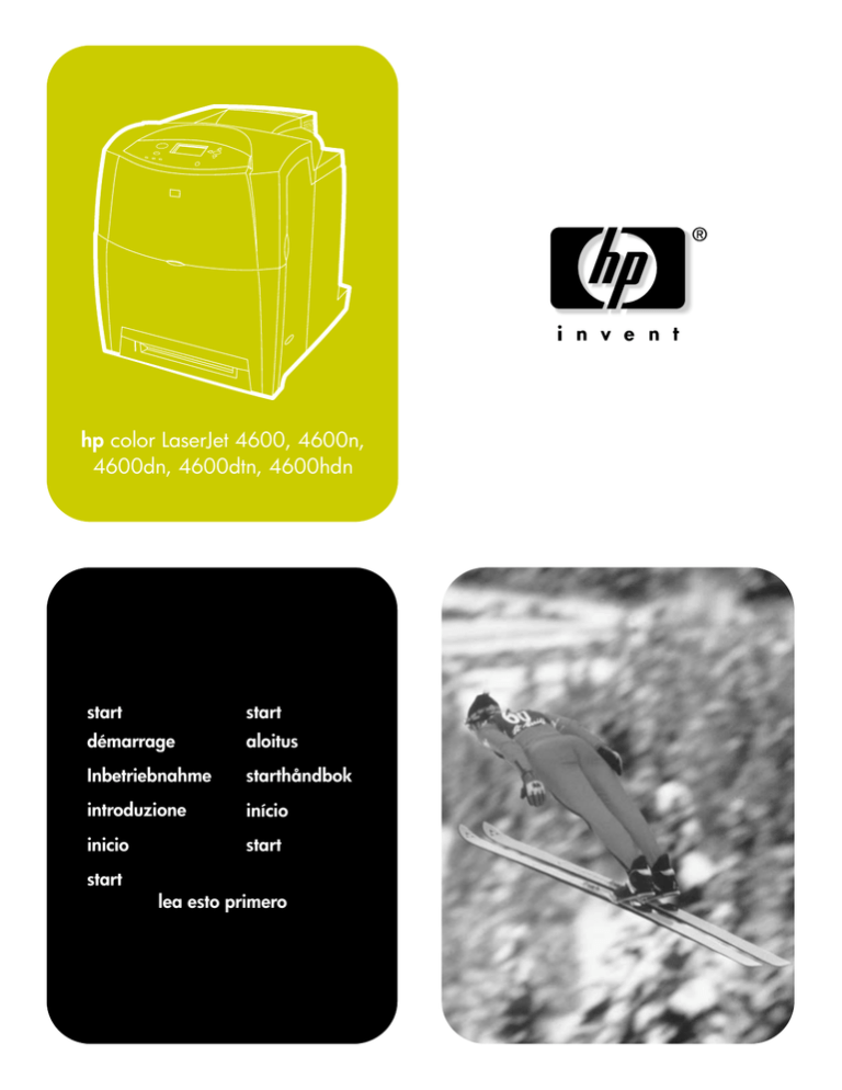 HP Color LaserJet 4600 User manual HP Color LaserJet 4600 User manual