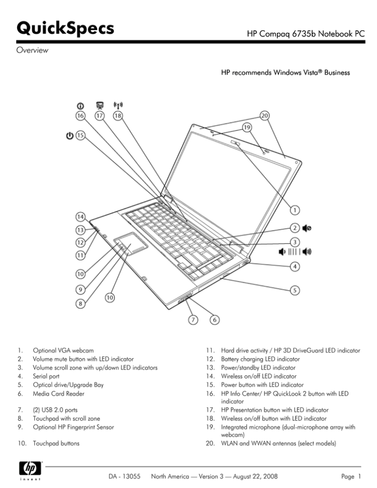 HP 6735b User manual HP 6735b User manual
