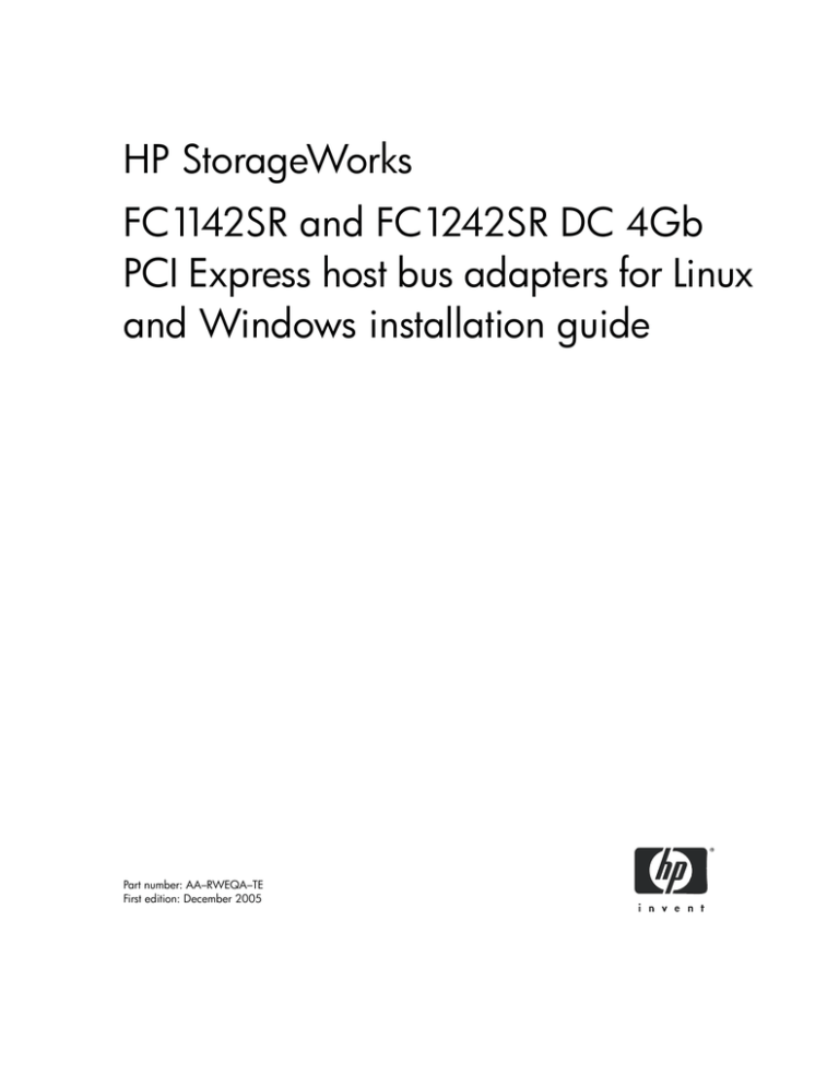 HP FC1242SR User manual HP FC1242SR User manual