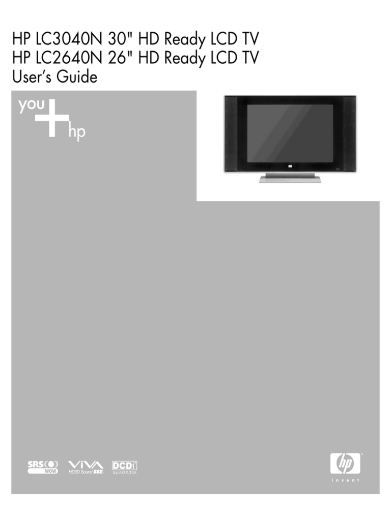 HP LC3040N User's manual HP LC3040N User's manual