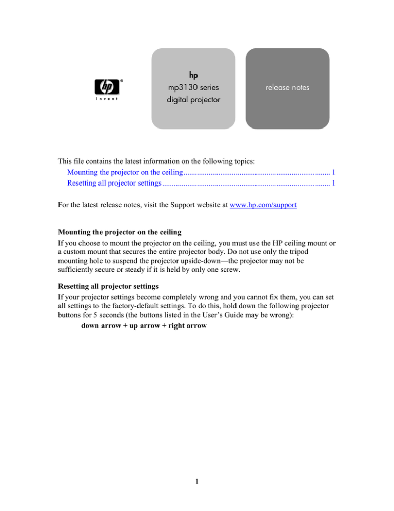 HP mp3130 User's manual HP mp3130 User's manual