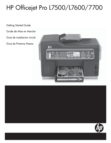 HP Officejet Pro L7600 All-in-One Printer series, L7000, Officejet Pro L7500 All-in-One Printer series, Officejet Pro L7700 All-in-One Printer series User's manual HP Officejet Pro L7600 All-in-One Printer series, L7000, Officejet Pro L7500 All-in-One Printer series, Officejet Pro L7700 All-in-One Printer series User's manual