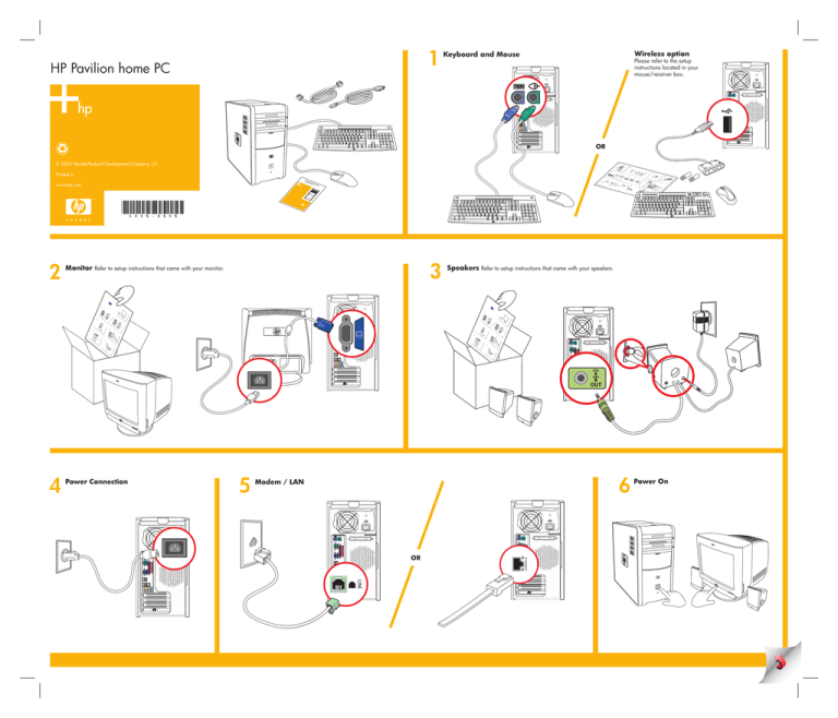 HP Pavilion Home PC 5990-1234 User manual HP Pavilion Home PC 5990-1234 User manual