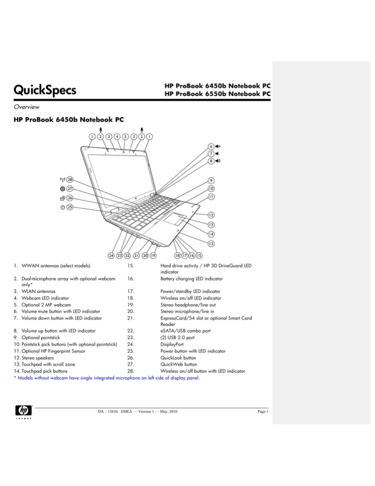 HP 6450b User manual HP 6450b User manual