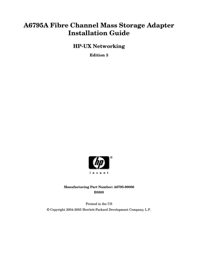 HP 11i Installation guide HP 11i Installation guide
