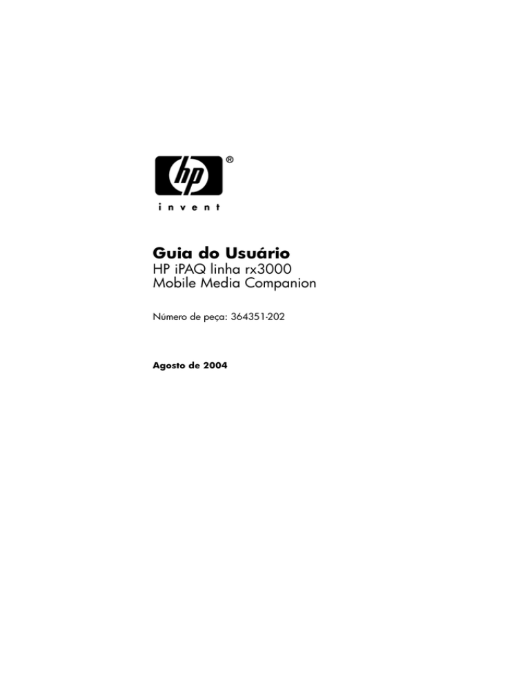HP IPAQ 364351-202 User manual HP IPAQ 364351-202 User manual