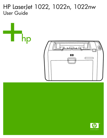 HP LaserJet 1022 User's Manual | Manualzz