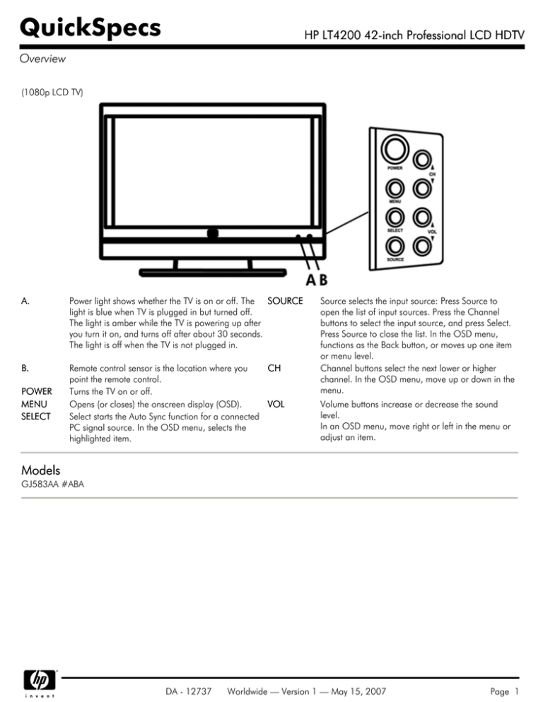 HP LT4200 User's manual HP LT4200 User's manual