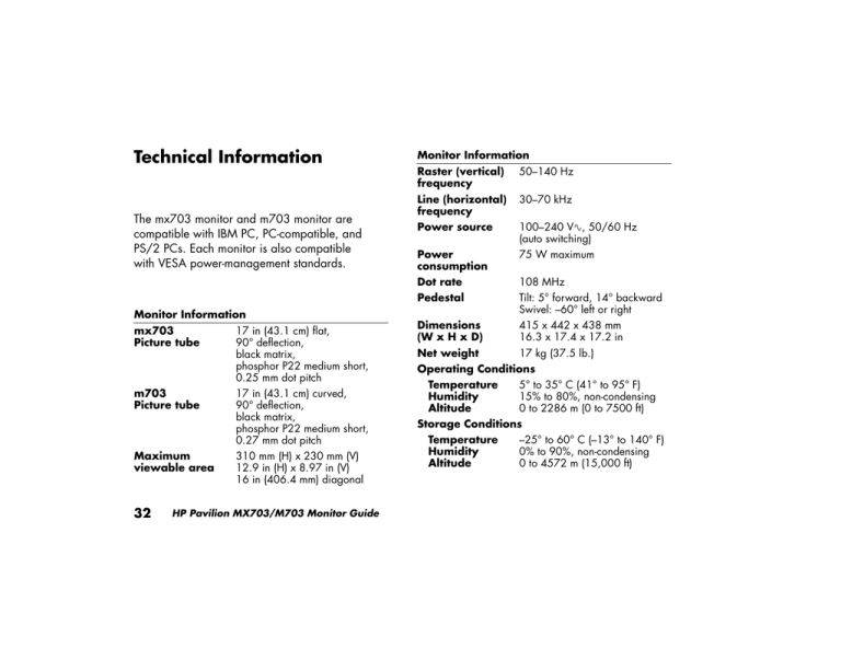 HP mx703 User manual HP mx703 User manual