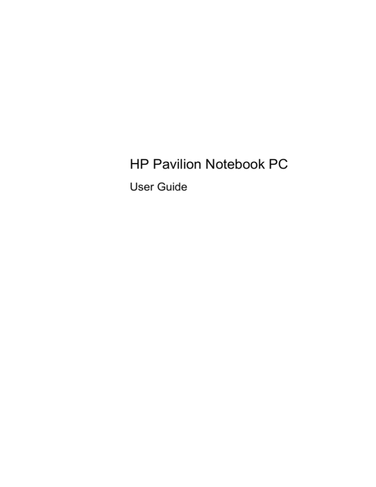 HP Pavilion dm4-1162us User manual HP Pavilion dm4-1162us User manual