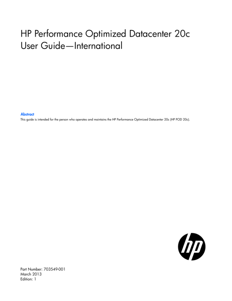 HP 20cp User manual HP 20cp User manual