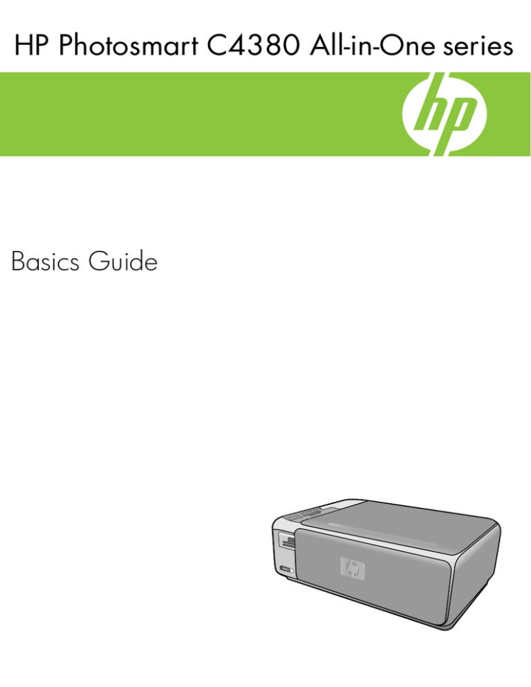 HP C4380 User manual HP C4380 User manual