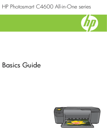HP C4640, Photosmart C4600 All-in-One Printer series User guide HP C4640, Photosmart C4600 All-in-One Printer series User guide