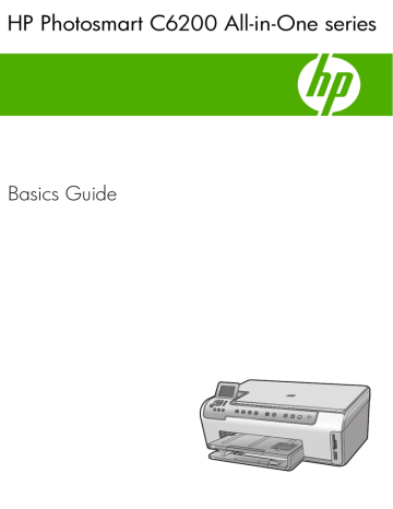 HP Photosmart C6200 All-in-One Printer series, C6240 User guide HP Photosmart C6200 All-in-One Printer series, C6240 User guide