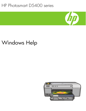 HP D5400, Photosmart D5400 Printer series User's manual HP D5400, Photosmart D5400 Printer series User's manual