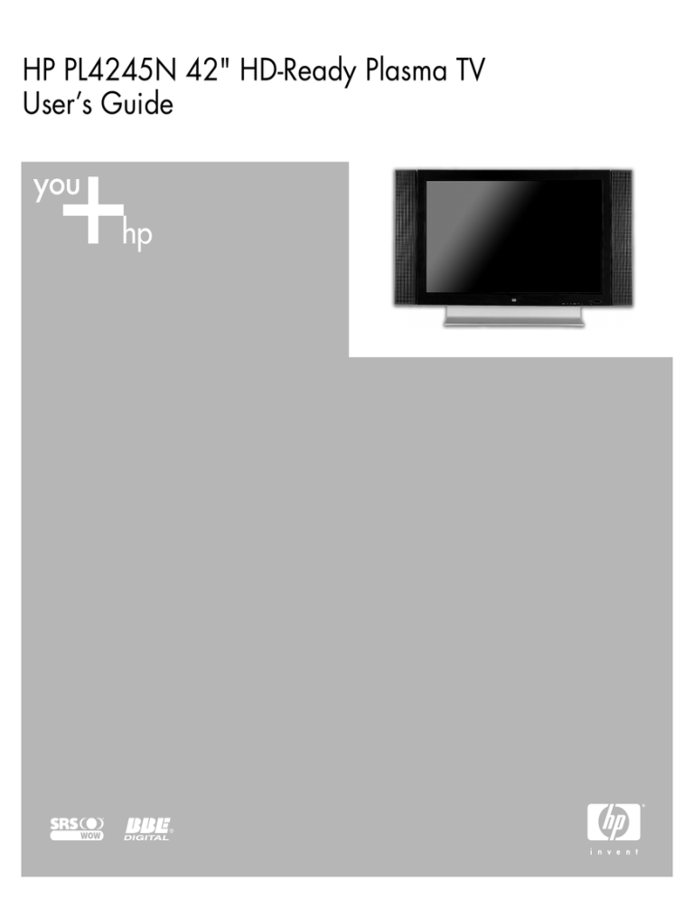 HP PL4245N User manual HP PL4245N User manual