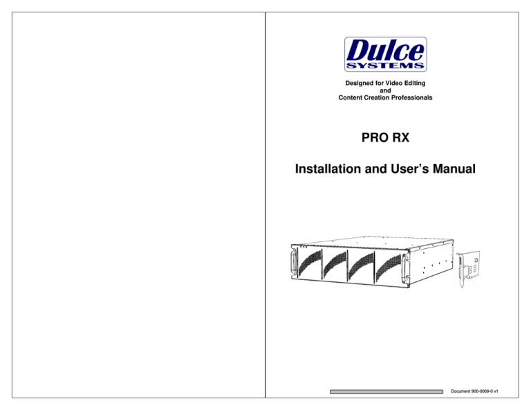 HP PRO RX User manual HP PRO RX User manual
