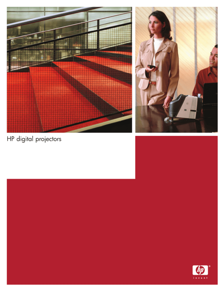 HP Projectors User manual HP Projectors User manual