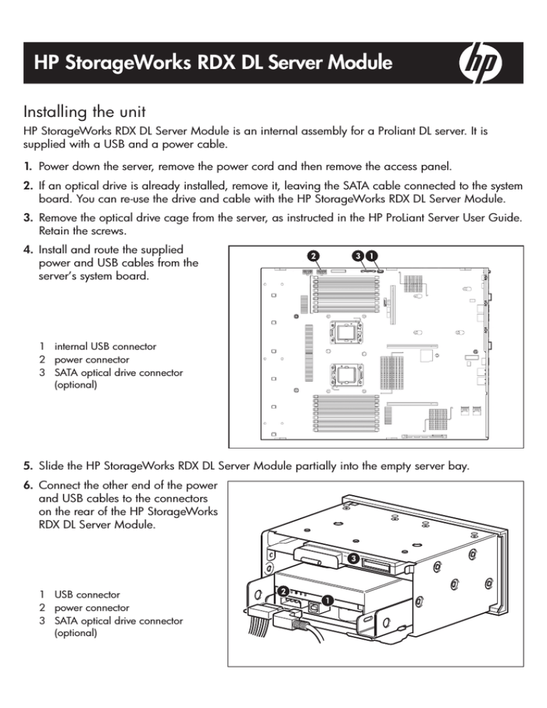 HP 2TB Quick start guide HP 2TB Quick start guide