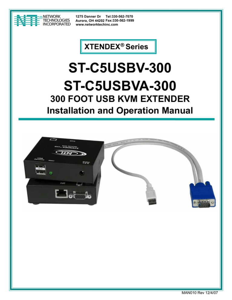 HP ST-C5USBV-300 User's manual HP ST-C5USBV-300 User's manual