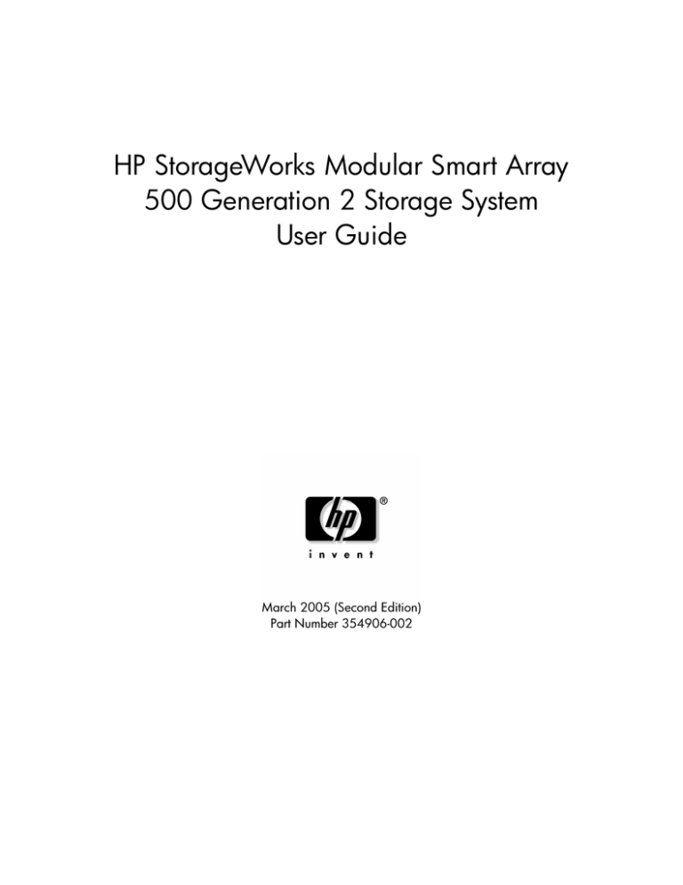 HP G2 User's manual HP G2 User's manual