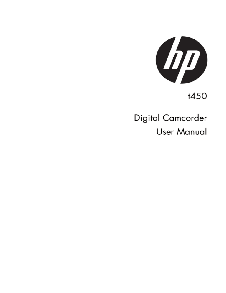 HP T450 User's manual HP T450 User's manual