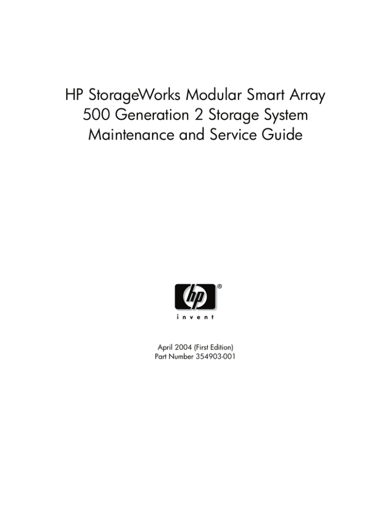 HP Tool Storage 354903-001 User manual HP Tool Storage 354903-001 User manual